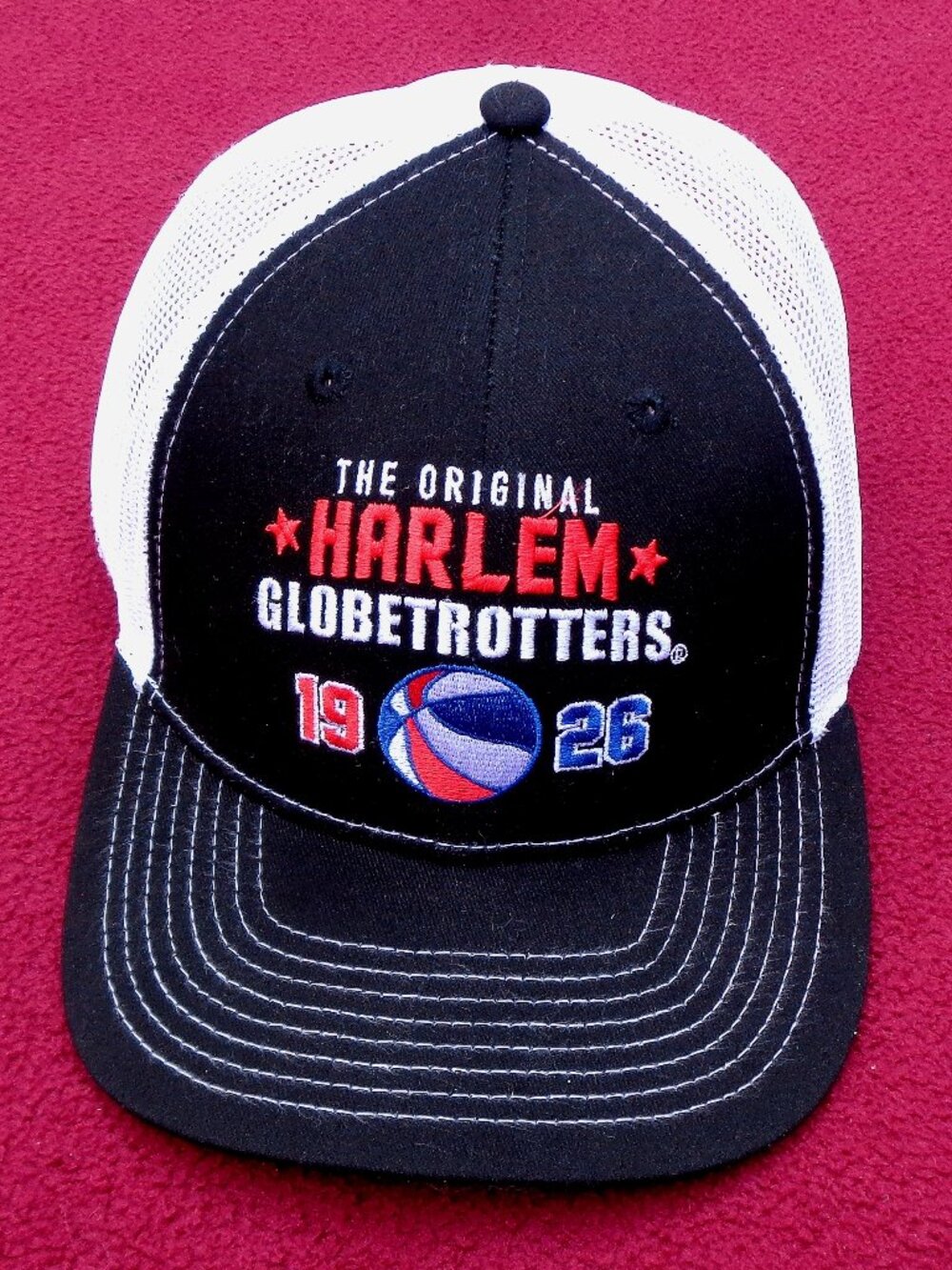 NEW Embroidered Harlem Globetrotters "19" "26" snapback baseball cap